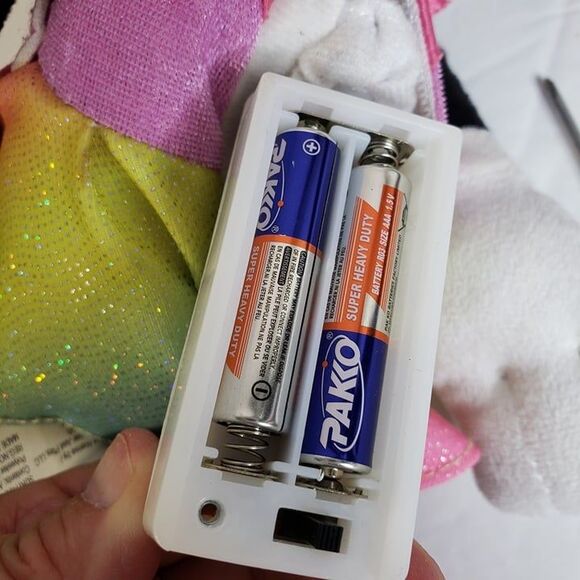 Disney Singing Talking Minnie Mouse Plush Doll 13" Soft Stuffed Toy Pink TieDye - Picture 9 of 9